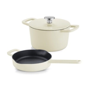 Σετ Μαντεμένιων Σκευών Ø20/24 Fissler Moments Collection Κρεμ (2τμχ)