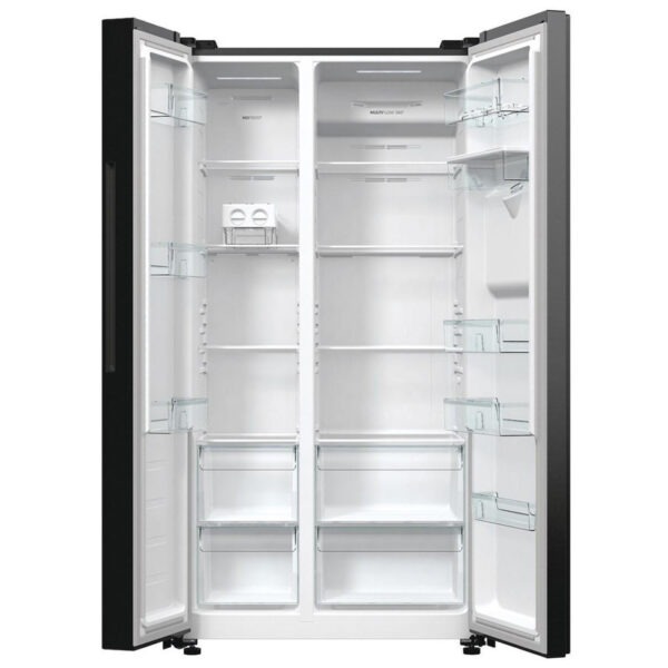Ψυγείο Ντουλάπα Gorenje NRR9185EABXLWD Μαύρο [NoFrost/547L/Υ179×Π92cm]