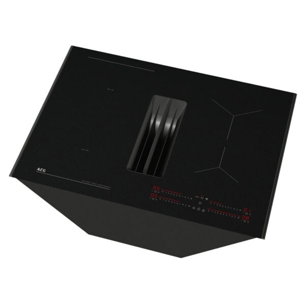 Αυτόνομη Εντοιχιζόμενη Επαγωγική Εστία με Απορροφητήρα AEG XUB6845AS [Π83×Β52cm]