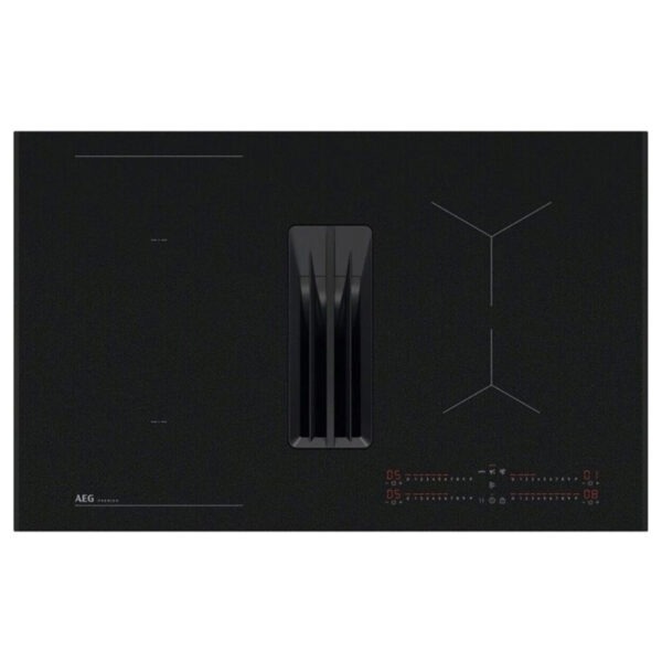 Αυτόνομη Εντοιχιζόμενη Επαγωγική Εστία με Απορροφητήρα AEG XUB6845AS [Π83×Β52cm]
