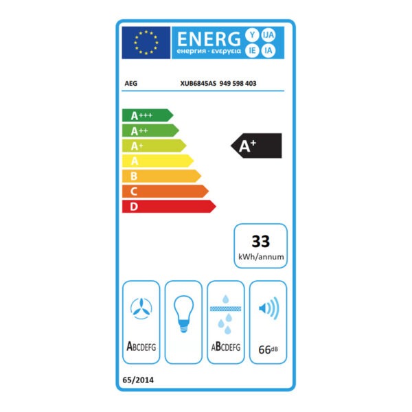 Αυτόνομη Εντοιχιζόμενη Επαγωγική Εστία με Απορροφητήρα AEG XUB6845AS [Π83×Β52cm]