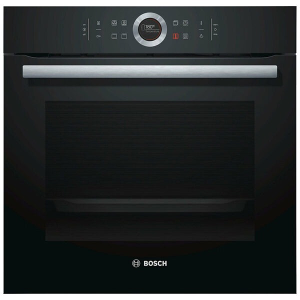Εντοιχιζόμενος Φούρνος 71L Bosch HBG634BB1 Μαύρος με Υδρόλυση