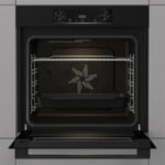 Εντοιχιζόμενος Φούρνος 77L Gorenje BOP6737E02BK Μαύρος με Πυρόλυση