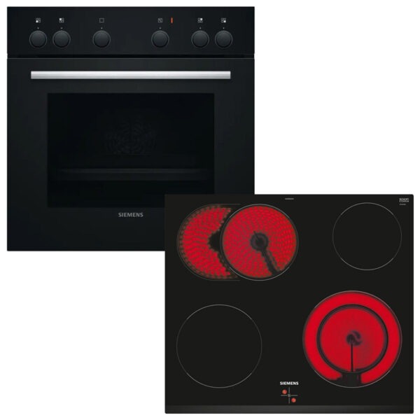 Siemens EQ110KA2B (HE010FBA0 + EA631GNA1E) Εντοιχιζόμενο Σετ Φούρνος 66L + Κεραμική Εστία Siemens EQ110KA2B (HE010FBA0 + EA631GNA1E)