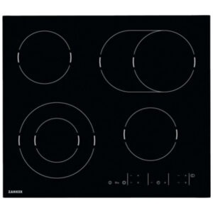 Αυτόνομη Εντοιχιζόμενη Κεραμική Εστία Zanker KEV6442FBB [Π59×Β52cm]