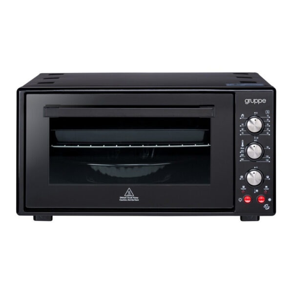 Ηλεκτρικό Φουρνάκι 50L Gruppe I-28TTFL Μαύρο χωρίς Εστίες με Αέρα