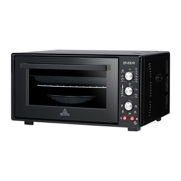 Ηλεκτρικό Φουρνάκι 50L Gruppe I-28TTFL Μαύρο χωρίς Εστίες με Αέρα