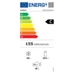 Ψυγειοκαταψύκτης Gorenje NRK619C61BX4OT Μαύρο [NoFrost/300L/Υ185×Π60cm]
