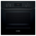 Εντοιχιζόμενος Φούρνος 66L Bosch HBF134EB2 Μαύρος με Υδρόλυση
