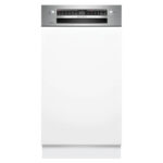 Ημιεντοιχιζόμενο Πλυντήριο Πιάτων Bosch SPI4HMS49E Inox [WiFi/◎10/Υ81.5×Π45cm]