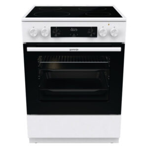 Ηλεκτρική Κουζίνα 71L Gorenje GEC6C40WD Λευκή με Υδρόλυση & Κεραμικές Εστίες