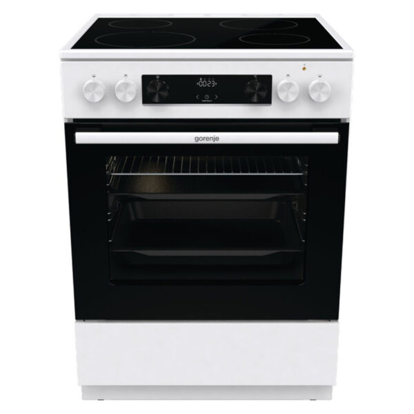 Ηλεκτρική Κουζίνα 71L Gorenje GEC6C40WD Λευκή με Υδρόλυση & Κεραμικές Εστίες