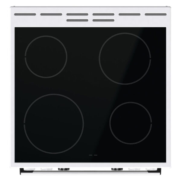 Ηλεκτρική Κουζίνα 71L Gorenje GEC6C40WD Λευκή με Υδρόλυση & Κεραμικές Εστίες