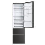 Ψυγειοκαταψύκτης Haier HTW5620DNPT Ανθρακί [NoFrost/414L/Υ205×Π60cm]