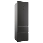 Ψυγειοκαταψύκτης Haier HTW5620DNPT Ανθρακί [NoFrost/414L/Υ205×Π60cm]