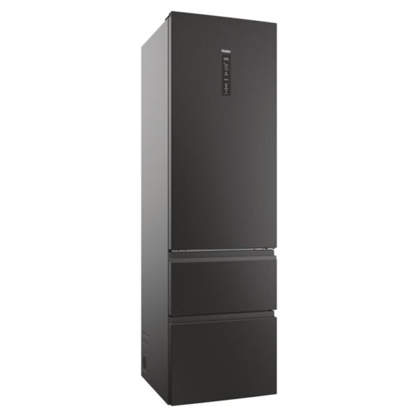 Ψυγειοκαταψύκτης Haier HTW5620DNPT Ανθρακί [NoFrost/414L/Υ205×Π60cm]