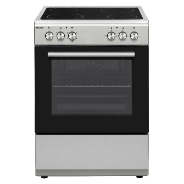 Ηλεκτρική Κουζίνα 69L Robin BNK-1653 Inox με Κεραμικές Εστίες