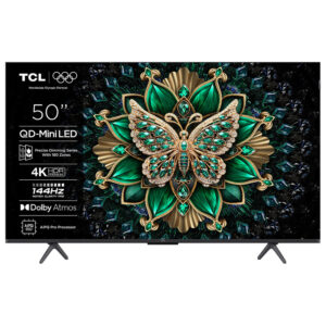 Smart Τηλεόραση 50" 4K UHD MiniLED TCL 50C6KXB HDR (2025)
