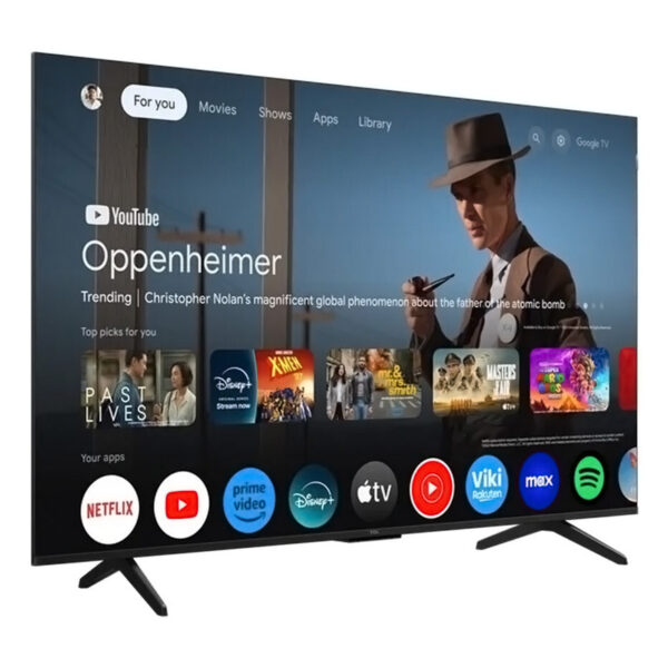 Smart Τηλεόραση 55" 4K UHD QLED TCL 55P7KX1 HDR (2025)
