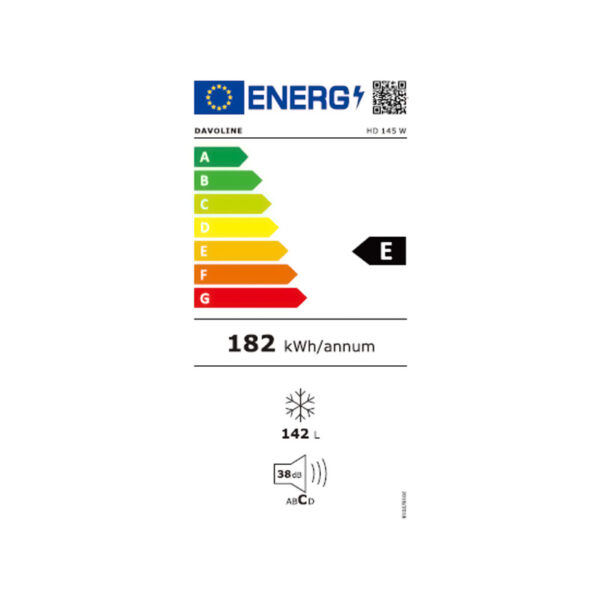 Καταψύκτης Μπαούλο Davoline HD 145 W [142L/Υ85×Π71cm]