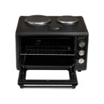 davoline-fornetto-3802-em-bl 2 Ηλεκτρικό Φουρνάκι 38L Davoline Fornetto 3802 EM/BL Μαύρο με Εμαγιέ Εστίες & Αέρα