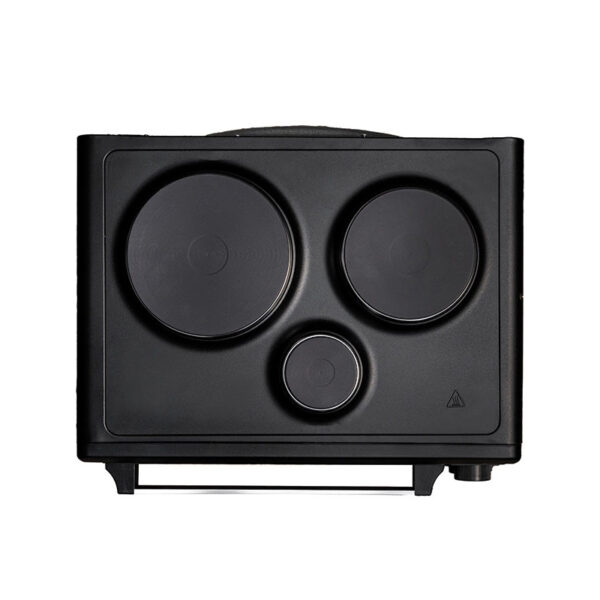 davoline-fornetto-3802-em-bl 3 Ηλεκτρικό Φουρνάκι 38L Davoline Fornetto 3802 EM/BL Μαύρο με Εμαγιέ Εστίες & Αέρα