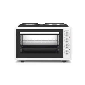 davoline-urban-chef-3702-w Ηλεκτρικό Φουρνάκι 37L Davoline Urban Chef 3702 W Λευκό με Εμαγιέ Εστίες