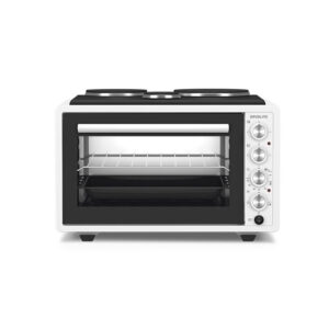 davoline-urban-chef-3703-w Ηλεκτρικό Φουρνάκι 37L Davoline Urban Chef 3703 W Λευκό με Εμαγιέ Εστίες
