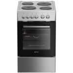 Ηλεκτρική Κουζίνα 55L Indesit I5E5PMS Inox με Υδρόλυση & Εμαγιέ Εστίες