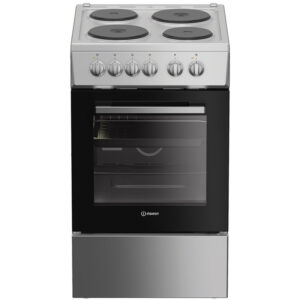 indesit-i5e5pms 1 Ηλεκτρική Κουζίνα 55L Indesit I5E5PMS Inox με Υδρόλυση & Εμαγιέ Εστίες