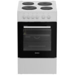 Ηλεκτρική Κουζίνα 55L Indesit I5E5PMW Λευκή με Υδρόλυση & Εμαγιέ Εστίες