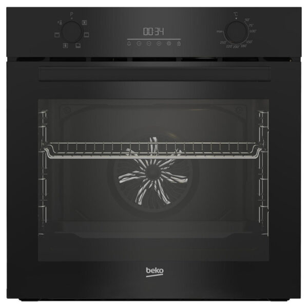 Εντοιχιζόμενος Φούρνος 72L Beko BBIE17300B Μαύρος με Υδρόλυση