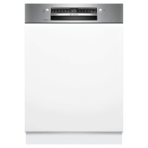 Ημιεντοιχιζόμενο Πλυντήριο Πιάτων Bosch SMI4EVS09E Inox [WiFi/◎14/Υ81.5×Π60cm]
