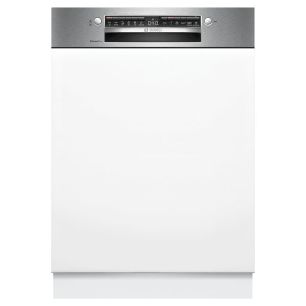 Ημιεντοιχιζόμενο Πλυντήριο Πιάτων Bosch SMI4EVS09E Inox [WiFi/◎14/Υ81.5×Π60cm]