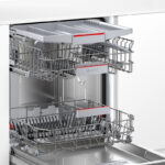 Ημιεντοιχιζόμενο Πλυντήριο Πιάτων Bosch SMI4EVS09E Inox [WiFi/◎14/Υ81.5×Π60cm]