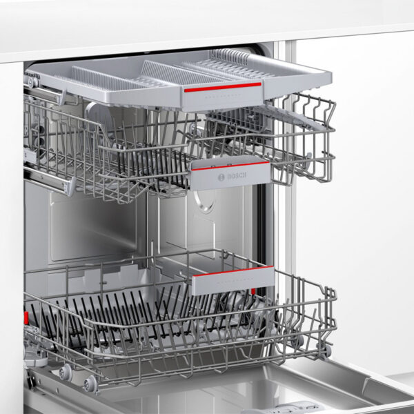 Ημιεντοιχιζόμενο Πλυντήριο Πιάτων Bosch SMI4EVS09E Inox [WiFi/◎14/Υ81.5×Π60cm]