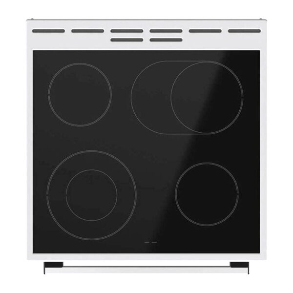 Ηλεκτρική Κουζίνα 71L Gorenje GECS6C70WPA Λευκή με Υδρόλυση & Κεραμικές Εστίες