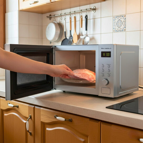 Φούρνος Μικροκυμάτων Haeger Micro Stainless 28 MW-90S.012A Inox [28L/1200W]
