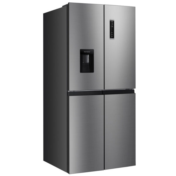 Ψυγείο Ντουλάπα Hanseatic HCDC18080CWDI Inox [NoFrost/419L/Υ180×Π79cm]