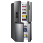 Ψυγείο Ντουλάπα Hanseatic HCDC18080CWDI Inox [NoFrost/419L/Υ180×Π79cm]