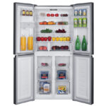 Ψυγείο Ντουλάπα Hanseatic HCDC18080CWDI Inox [NoFrost/419L/Υ180×Π79cm]