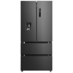 Ψυγείο Ντουλάπα Hanseatic HFD18983DWDBI Μαύρο [NoFrost/512L/Υ190×Π83cm]
