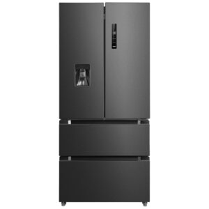 Ψυγείο Ντουλάπα Hanseatic HFD18983DWDBI Μαύρο [NoFrost/512L/Υ190×Π83cm]