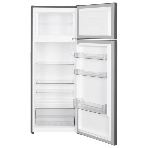 Ψυγείο Δίπορτο Omnys FTS-E5143S Inox [206L/Υ143×Π55cm]