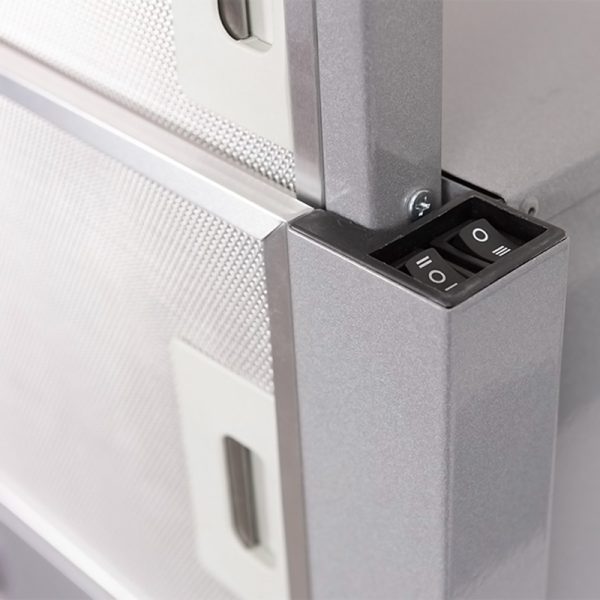 Απορροφητήρας Συρόμενος Davoline ECO GR-IX 60 Inox [Π60cm – 297m³/h]
