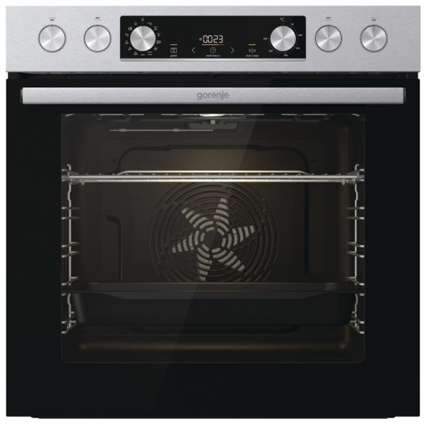 gorenje-bc6737e02x Εντοιχιζόμενο Σετ Φούρνος 77L Gorenje BC6737E02X με Yδρόλυση/Κατάλυση + Κεραμική Εστία Gorenje ECD641BX
