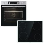 gorenje-bc6737e02x-ecd641bx Εντοιχιζόμενο Σετ Φούρνος 77L Gorenje BC6737E02X με Yδρόλυση/Κατάλυση + Κεραμική Εστία Gorenje ECD641BX