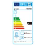 gorenje-bc6737e02x-energy-label Εντοιχιζόμενο Σετ Φούρνος 77L Gorenje BC6737E02X με Yδρόλυση/Κατάλυση + Κεραμική Εστία Gorenje ECD641BX