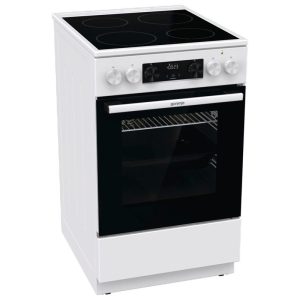 Ηλεκτρική Κουζίνα 70L Gorenje GEC5C41WG Λευκή με Υδρόλυση & Κεραμικές Εστίες