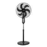 Ανεμιστήρας Ορθοστάτης Gruppe W-FS1889B Μαύρος [130W/18"]